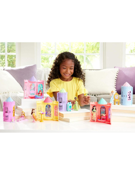 Torre Sorpresa Princesa Disney Mattel con Muñeca y Accesorios Torre Sorpresa Princesa Disney Mattel con Muñeca y Accesorios