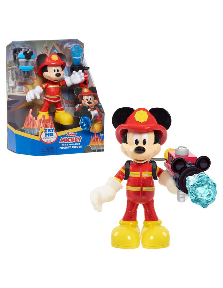 Figura Articulada Mickey Mouse Bombero 15 cm Just Play Figura Articulada Mickey Mouse Bombero 15 cm Just Play