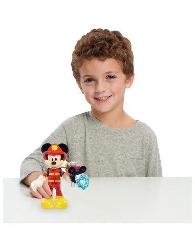 Figura Articulada Mickey Mouse Bombero 15 cm Just Play