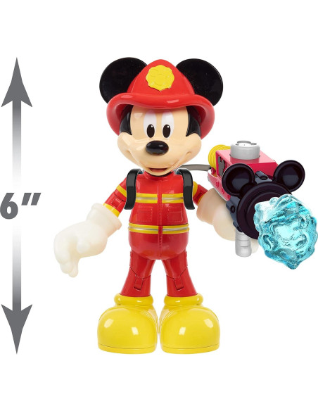 Figura Articulada Mickey Mouse Bombero 15 cm Just Play Figura Articulada Mickey Mouse Bombero 15 cm Just Play