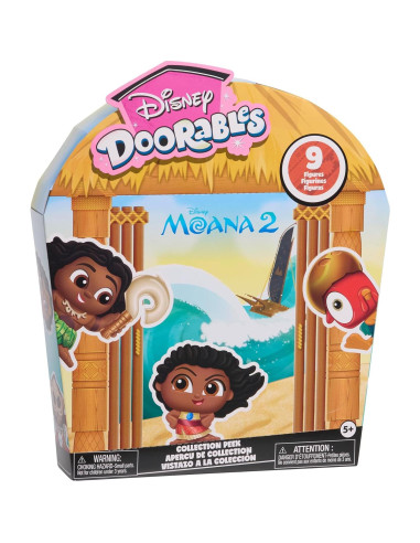 Figuras de Juguete Disney Doorables Moana 2 Just Play 9 Piezas