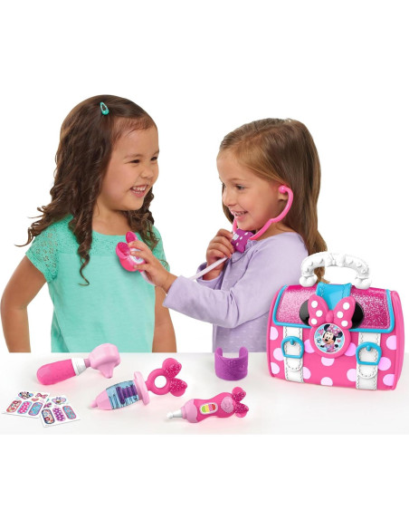 Set de Doctor Minnie Mouse Just Play 8 Piezas Rosa 3-5 Años Set de Doctor Minnie Mouse Just Play 8 Piezas Rosa 3-5 Años