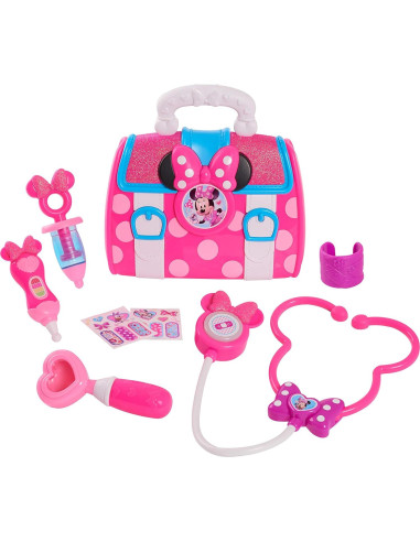 Set de Doctor Minnie Mouse Just Play 8 Piezas Rosa 3-5 Años