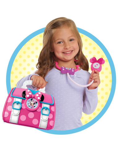Set de Doctor Minnie Mouse Just Play 8 Piezas Rosa 3-5 Años