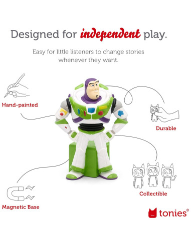 Figurita de Audio Buzz Lightyear Tonies Toy Story 2 27 min