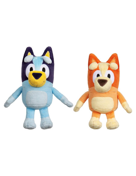 Peluches Bluey y Bingo - 2 Pack Suaves para Niños 20cm Peluches Bluey y Bingo - 2 Pack Suaves para Niños 20cm