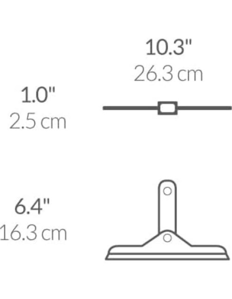 Limpiacristales Plegable simplehuman Acero Inoxidable 16.3x26.2cm Limpiacristales Plegable simplehuman Acero Inoxidable 16.3x26.2cm