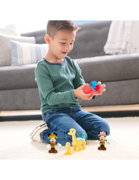 Conjunto de Figuras Disney Junior Mickey Mouse Dino Pals 7 Pzs Conjunto de Figuras Disney Junior Mickey Mouse Dino Pals 7 Pzs