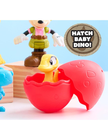 Conjunto de Figuras Disney Junior Mickey Mouse Dino Pals 7 Pzs Conjunto de Figuras Disney Junior Mickey Mouse Dino Pals 7 Pzs