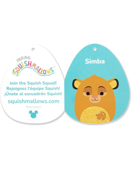 Peluche Simba Joven 35,56 cm Squishmallows Disney Oficial Peluche Simba Joven 35,56 cm Squishmallows Disney Oficial