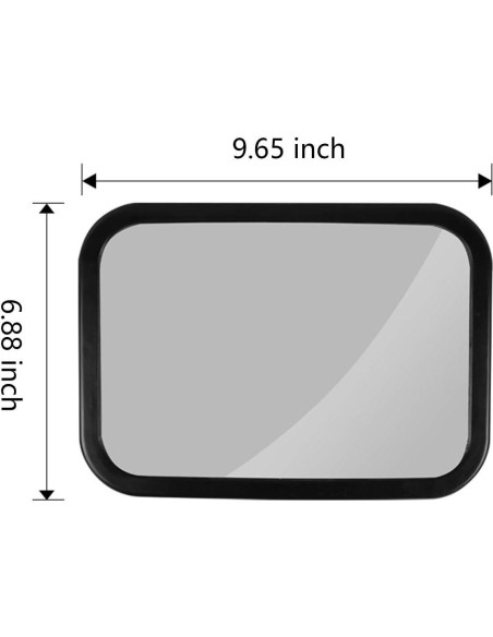 Espejo Retrovisor Convexo CYDZSW para Bebés en Auto 24.5x17.5 cm Espejo Retrovisor Convexo CYDZSW para Bebés en Auto 24.5x17.5 cm