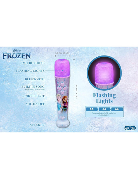 Micrófono de Karaoke eKids Frozen Bluetooth para Niños Micrófono de Karaoke eKids Frozen Bluetooth para Niños