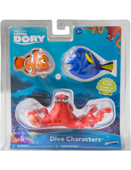 Juguetes de Buceo Disney SwimWays - Dory, Nemo y Hank - 3 Piezas Juguetes de Buceo Disney SwimWays - Dory, Nemo y Hank - 3 Piezas