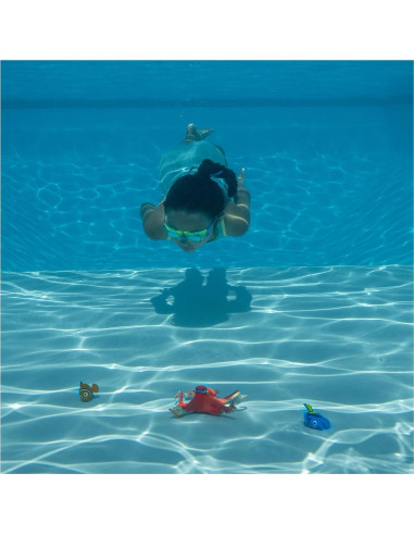 Juguetes de Buceo Disney SwimWays - Dory, Nemo y Hank - 3 Piezas