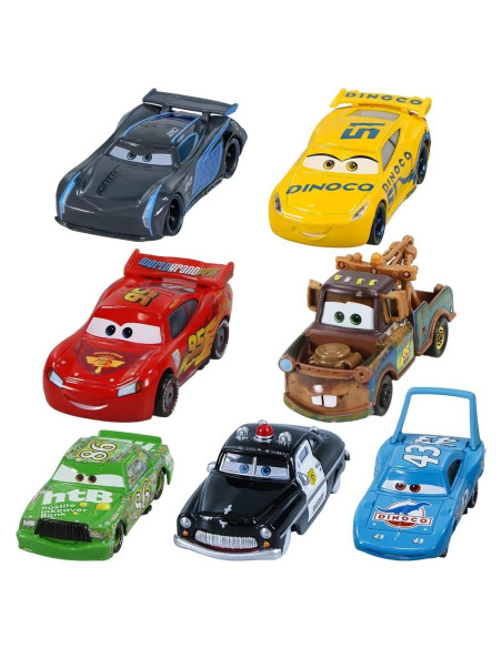 Juego de coches 7 piezas Emakefun Cruz Sheriff El Rey Juego de coches 7 piezas Emakefun Cruz Sheriff El Rey