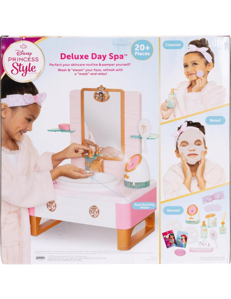 Spa Deluxe Princesa Disney con Vaporera y 20 Accesorios Spa Deluxe Princesa Disney con Vaporera y 20 Accesorios