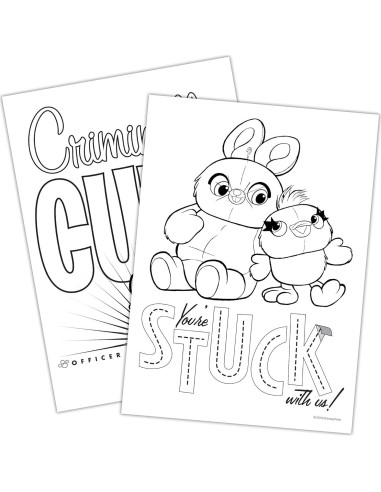 Libro para Colorear Toy Story 4 Bendon con Stickers Puffy