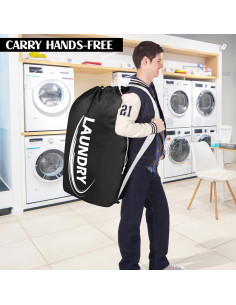 Bolsa de Lavandería XL Sylfairy 2 Piezas Resistente Plegable 2