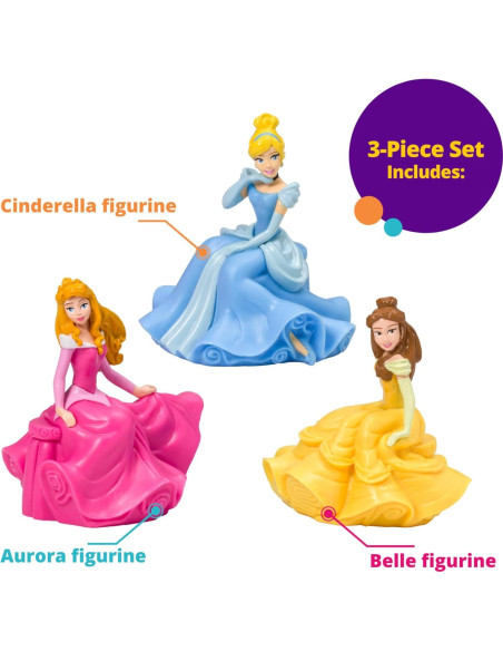 Adorno para Pastel DecoSet Princesa Disney 3 Piezas Adorno para Pastel DecoSet Princesa Disney 3 Piezas