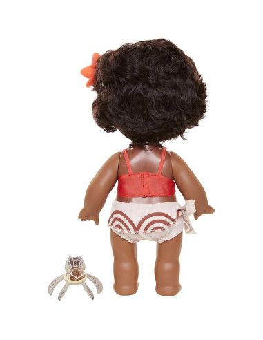 Muñeca Joven Moana Disney 33 cm con Tortuga y Accesorios