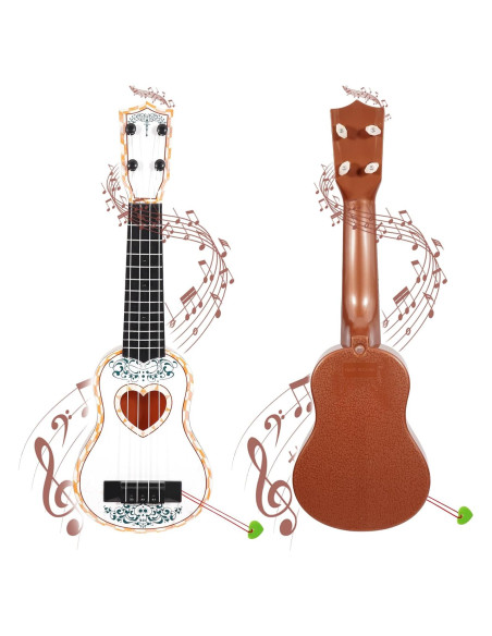 Ukulele Infantil Raimy 43 cm 4 Cuerdas Juguete Musical Blanco Ukulele Infantil Raimy 43 cm 4 Cuerdas Juguete Musical Blanco