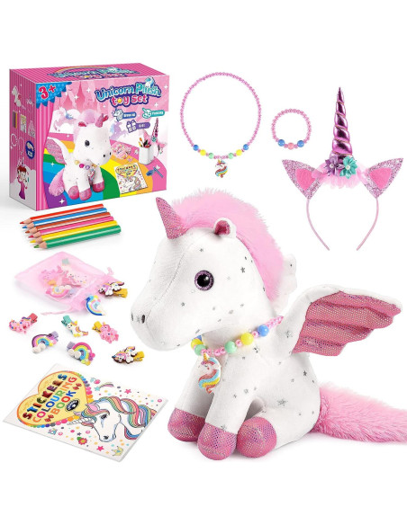 Juego de Regalo Unicornio 21 Piezas Toyze para Niñas Juego de Regalo Unicornio 21 Piezas Toyze para Niñas