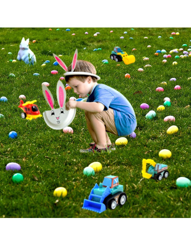 12 Huevos de Pascua con Vehículos Retroceso Shantou 8 cm