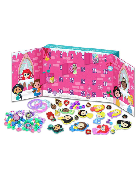 Calendario de Adviento DIY Joyería Princesas Disney 12 Piezas Calendario de Adviento DIY Joyería Princesas Disney 12 Piezas
