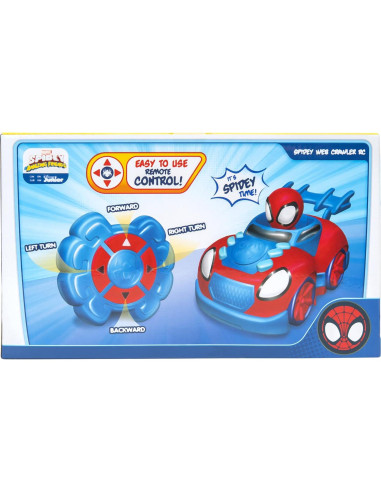 Vehículo Control Remoto Marvel Spidey Web Crawler 17,78 cm