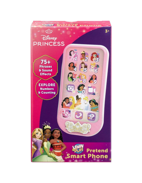 Teléfono de Juguete eKids Princesa Disney para Niños 3-6 Años Teléfono de Juguete eKids Princesa Disney para Niños 3-6 Años