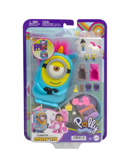 Juego Polly Pocket Minions con 3 Muñecas y 9 Accesorios Juego Polly Pocket Minions con 3 Muñecas y 9 Accesorios
