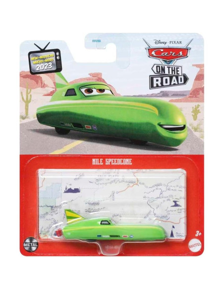 Coche de Metal Disney Cars Mattel 1:55 Nile Speedcone Coche de Metal Disney Cars Mattel 1:55 Nile Speedcone