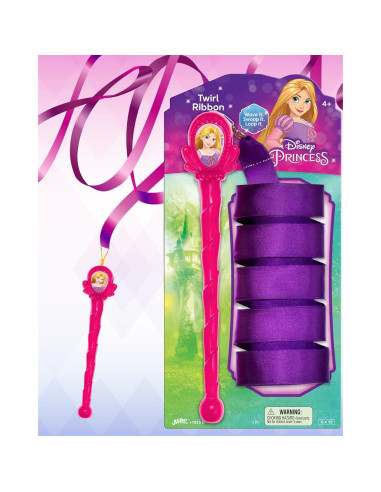 Varita de Ribbon Giratorio Disney Princess JA-RU - 1 Unidad Asortida