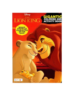 Libro Gigante para Colorear Disney El Rey León 200 Páginas