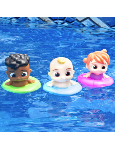 Juguetes Flotantes CoComelon 3-Pack - JJ, Cody, YoYo - 15 cm