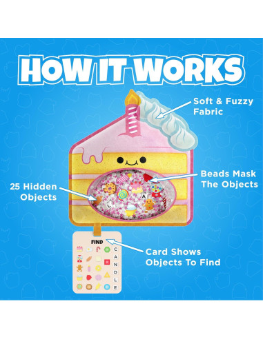 BIZYBOO Busca y Encuentra Peluche Pantano - Juego Educativo 2+