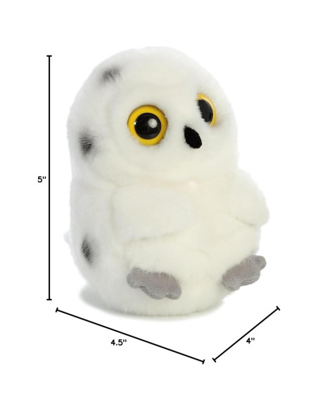 Peluche Redondo Aurora Búho Rolly Pet 12.7 cm Blanco Peluche Redondo Aurora Búho Rolly Pet 12.7 cm Blanco
