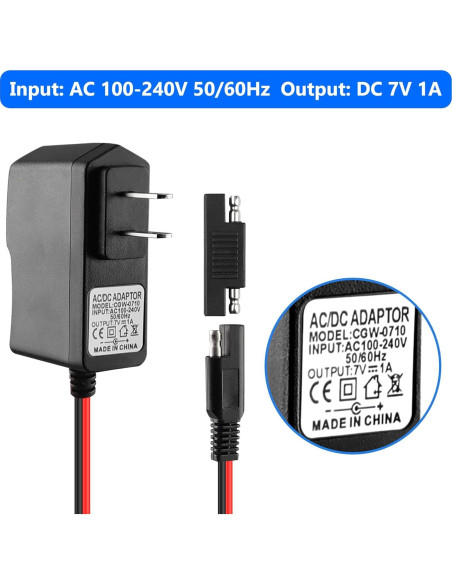 Cargador 6V BXIZXD para Cuatrimoto Disney y ATV Cargador 6V BXIZXD para Cuatrimoto Disney y ATV