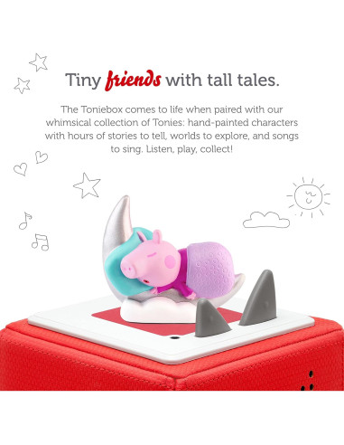 Figurita de Peppa Pig con cuentos de audio 67 min