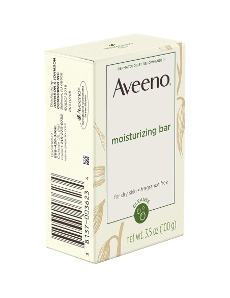 Barra Hidratante Aveeno 100 g para Piel Seca (Pack de 2) Barra Hidratante Aveeno 100 g para Piel Seca (Pack de 2)
