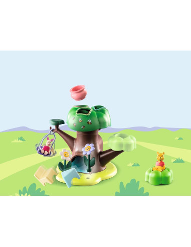 Casa del Árbol Winnie y Piglet Playmobil 1.2.3 - 17 Piezas