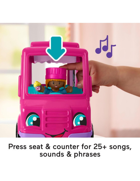 Camión de Cupcakes Musical Fisher-Price Little People 9 Piezas Camión de Cupcakes Musical Fisher-Price Little People 9 Piezas
