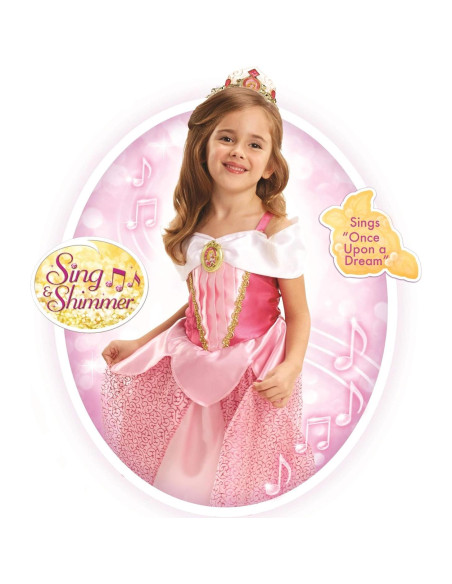 Disfraz Princesa Disney Aurora Vestido Musical 4-6 años Disfraz Princesa Disney Aurora Vestido Musical 4-6 años