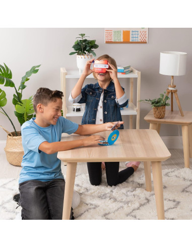 View Master Clásico Basic Fun - Visor Metálico con 5 Discos 3D