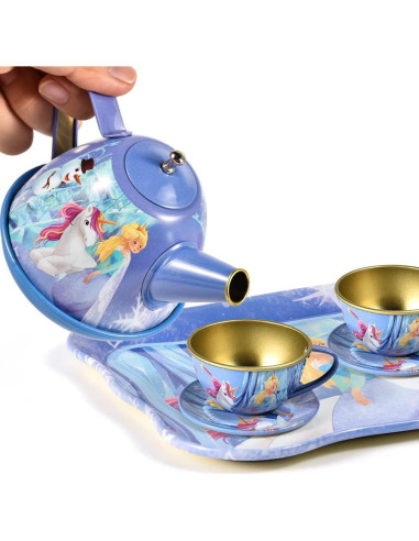 Juego de té Golray 49 piezas para niñas 3 a 5 años