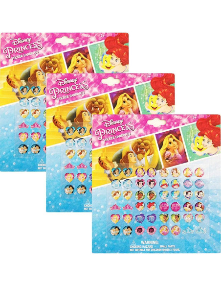 Pendientes de Pegatina Disney para Niños - 72 Pares Pendientes de Pegatina Disney para Niños - 72 Pares