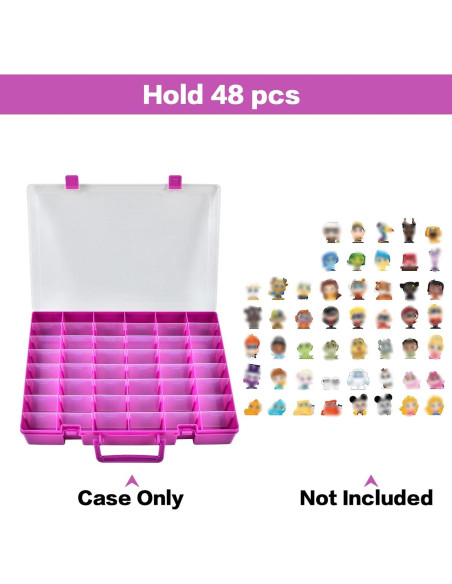 Estuche organizador de figuras Disney Doorables Xuerdon - Morado Estuche organizador de figuras Disney Doorables Xuerdon - Morado