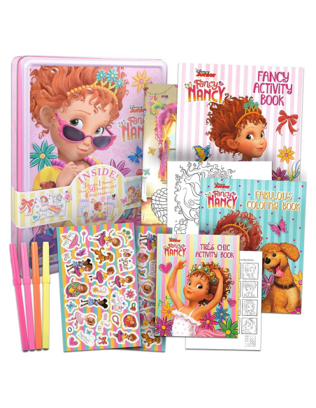 Set de Colorear y Actividades Disney Fancy Nancy - Lata Deluxe Set de Colorear y Actividades Disney Fancy Nancy - Lata Deluxe