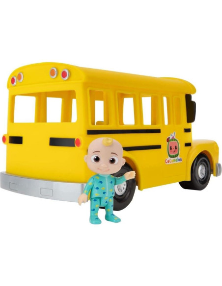 Autobús Escolar Amarillo Musical CoComelon con Figura JJ Autobús Escolar Amarillo Musical CoComelon con Figura JJ