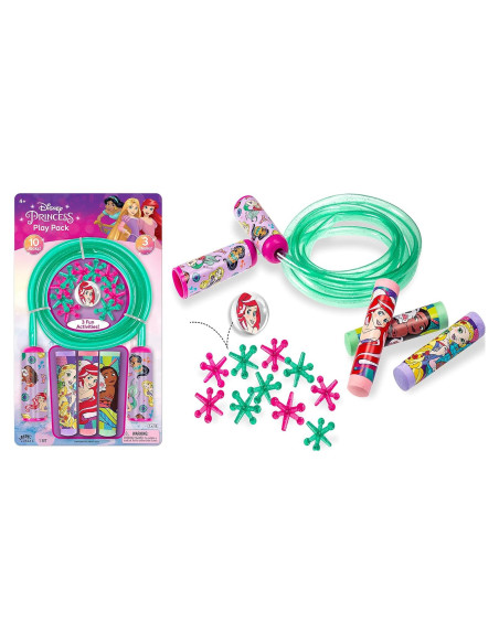 Conjunto de Juguetes Disney JA-RU - Cuerda de Saltar, Jacks y Tiza Conjunto de Juguetes Disney JA-RU - Cuerda de Saltar, Jacks y Tiza